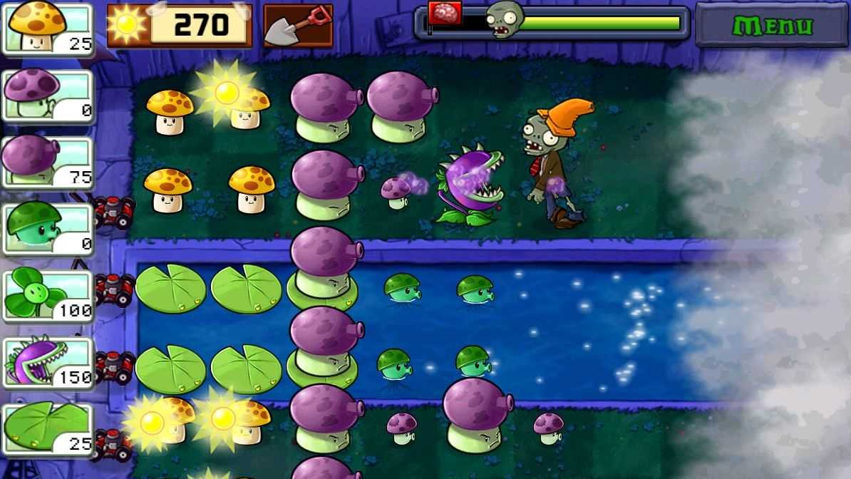 植物大战僵尸原版中文版 游戏截图